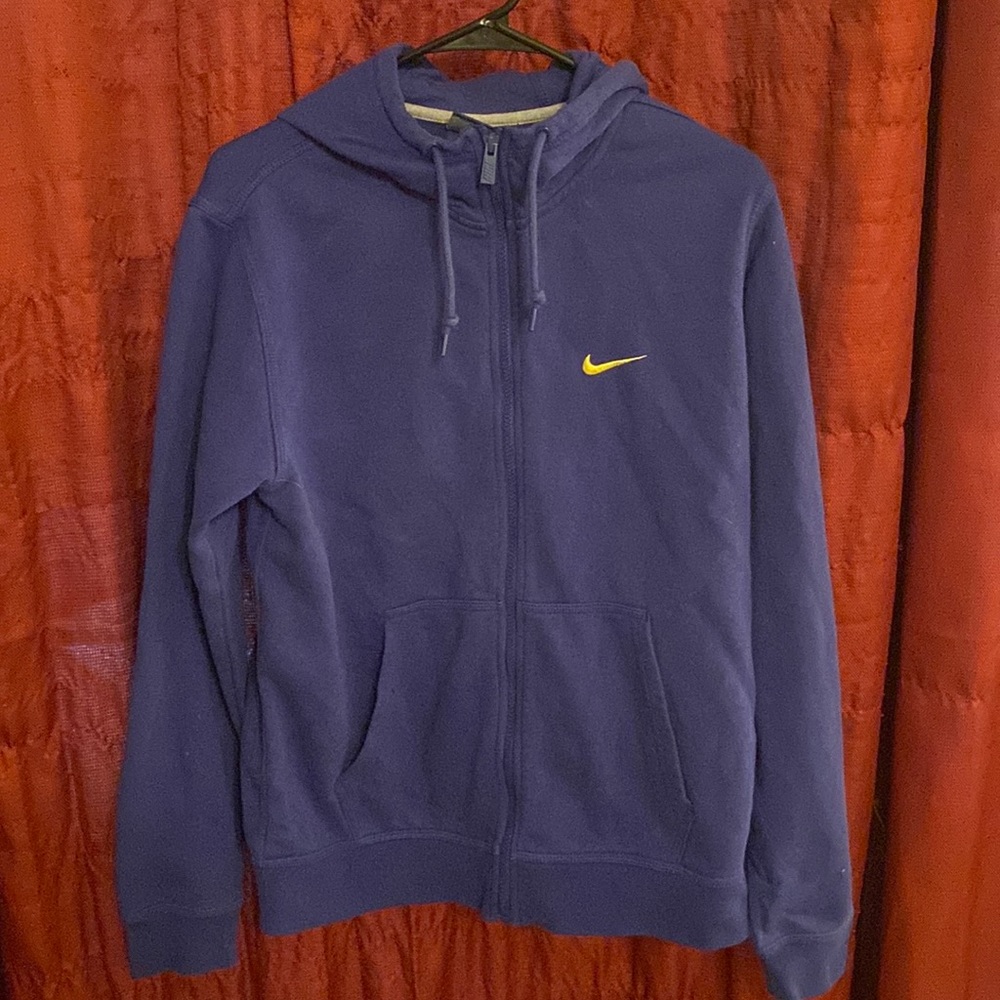 Blue Nike Full Zip Hoodie
